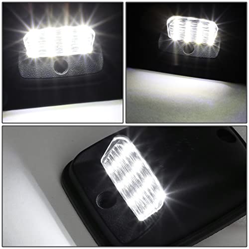 NUVISION LIGHTING NVL-LPL-007 Pair of Black Clear Lens LED License Plate Lights Compatible with 1995-2004 Tacoma / 1992-1998 T100 - Image 2