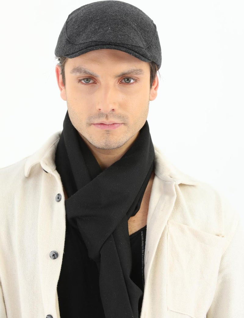 Elif Iç Giyim Elif Underwear Winter Anthracite Wool Sports Cap  - Image 1