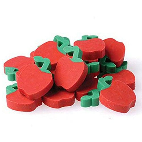 U.S. Toy Apple-Shaped Erasers – 144-Pack Mini Classroom Prizes - Image 3