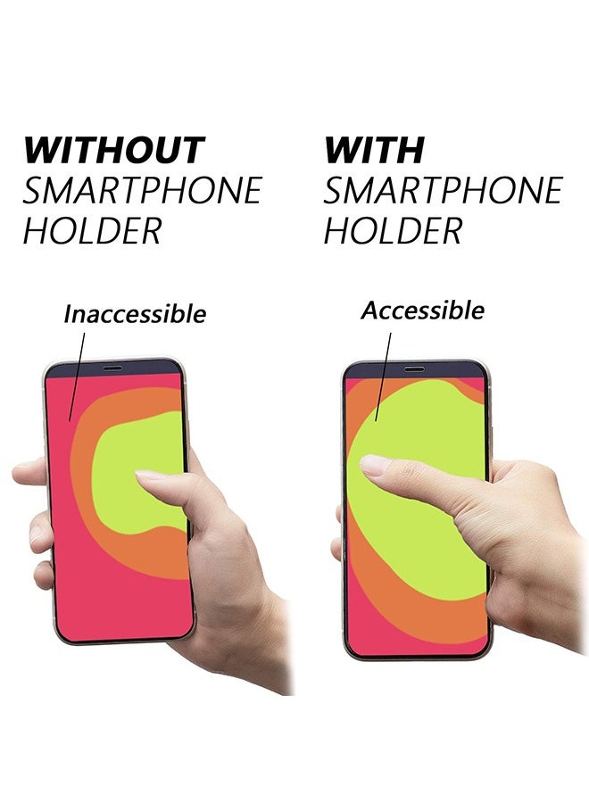 Peachjoy Phone Finger Grip, 6 Pieces Phone Grip Holders, Cell Phone Grip Strap Telescopic Phone Finger Strap Stand Universal Finger Kickstand for Most Smartphones, Vintage Colors (Light color) - Image 5