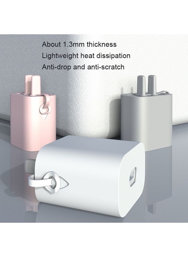 HuHa For Huawei Honor 40W AC01 Charger Silicone Protective Cover(Matcha Green) - Image 3