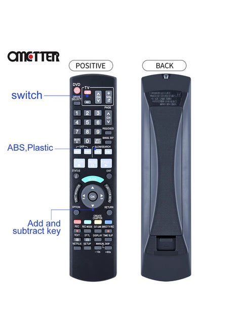 New N2QAYB000127 Suitable for Panasonic DVD Burner Remote Control DMR-XS350 DMR-XS350EB N2QAYB000332 DMR-EH685 DMR-EH770