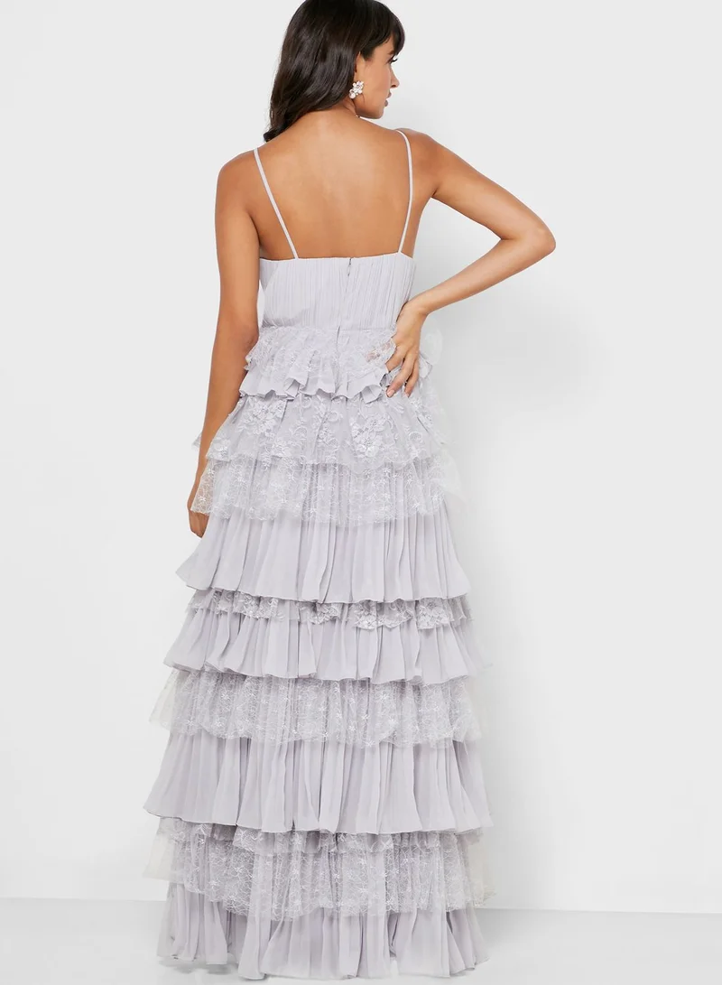 True Decadence Layered Lace Detail Dress