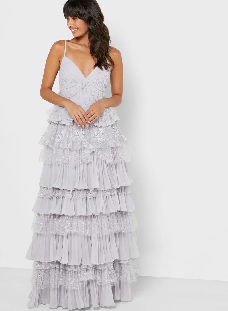 True Decadence Layered Lace Detail Dress