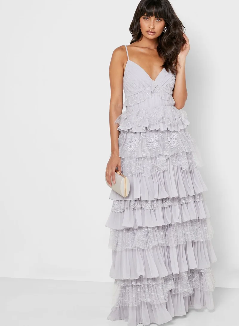 True Decadence Layered Lace Detail Dress
