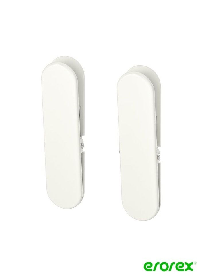 Generic 2 Pcs Clip white  - Image 1