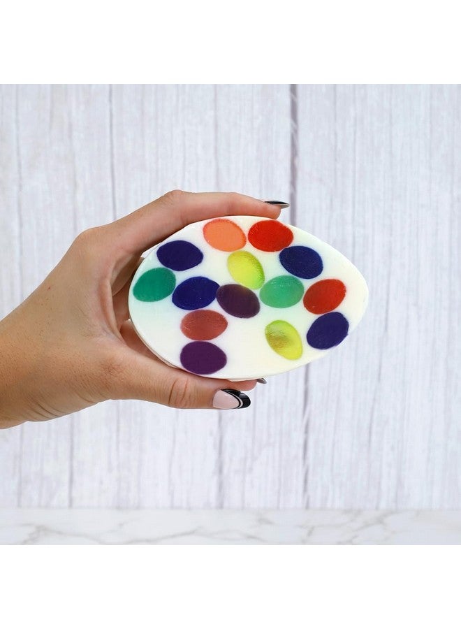 Primal Elements Glycerin Bar Soap Easter Soap Helps All Skin Types Sensitive Oily & Dry Skin No Parabens Vegan Gluten Free 100% Vegetable Base(Jelly Beans) - Image 3