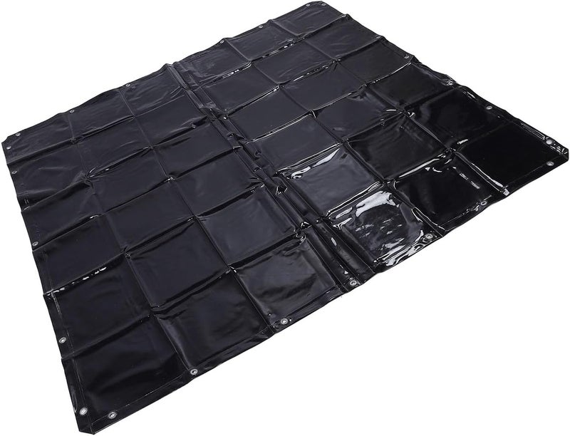 Sorandy 1.74x1.74m/5.7x5.7ft Spacious Coverage Area Welding Screen with Cable Ties, Safety Welding Curtain, Curtain Screens for Workshop Industrial - Image 5