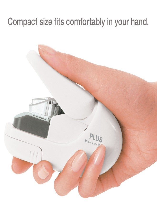 Plus 31250 Paper Clinch, Glossy White - Image 3