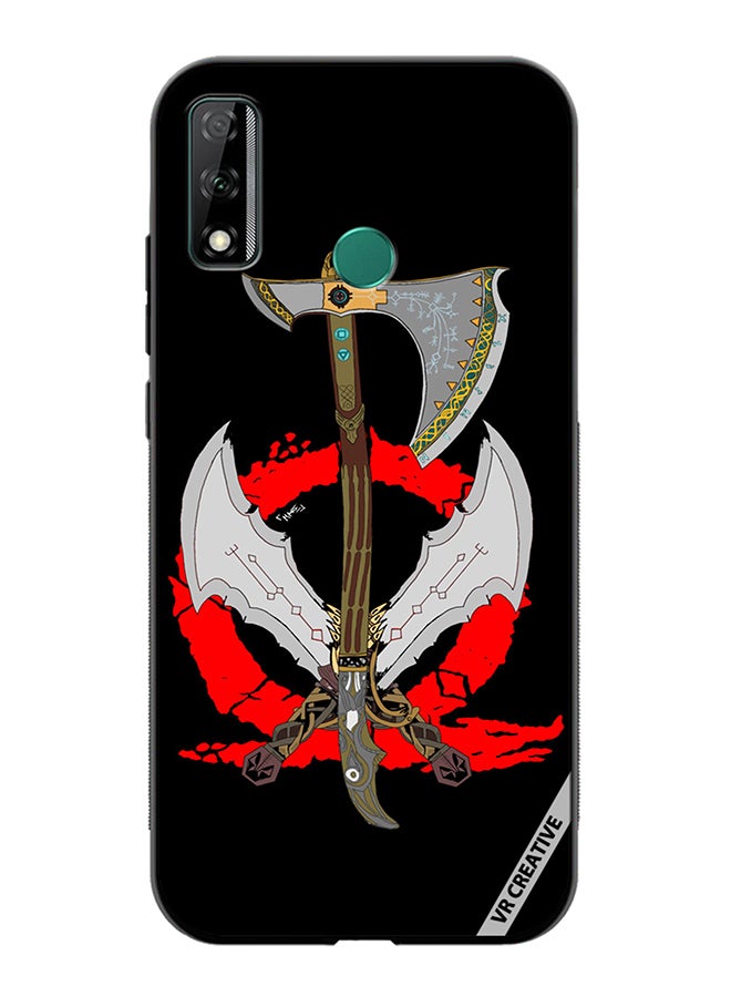 VR CREATIVE Protective Case Cover For Huawei Y8s God Of War Weapons Design Multicolour - Image 1