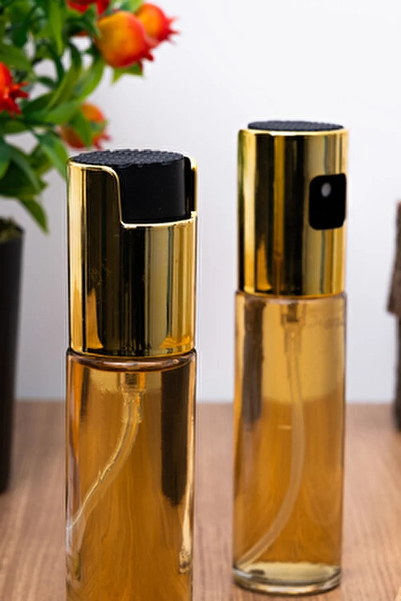 Hane216 Spray Glass Olive Oil Vinegar and Oil Bottle Spray Airfryer Pre-Cooking Oil Pot 100 ml
