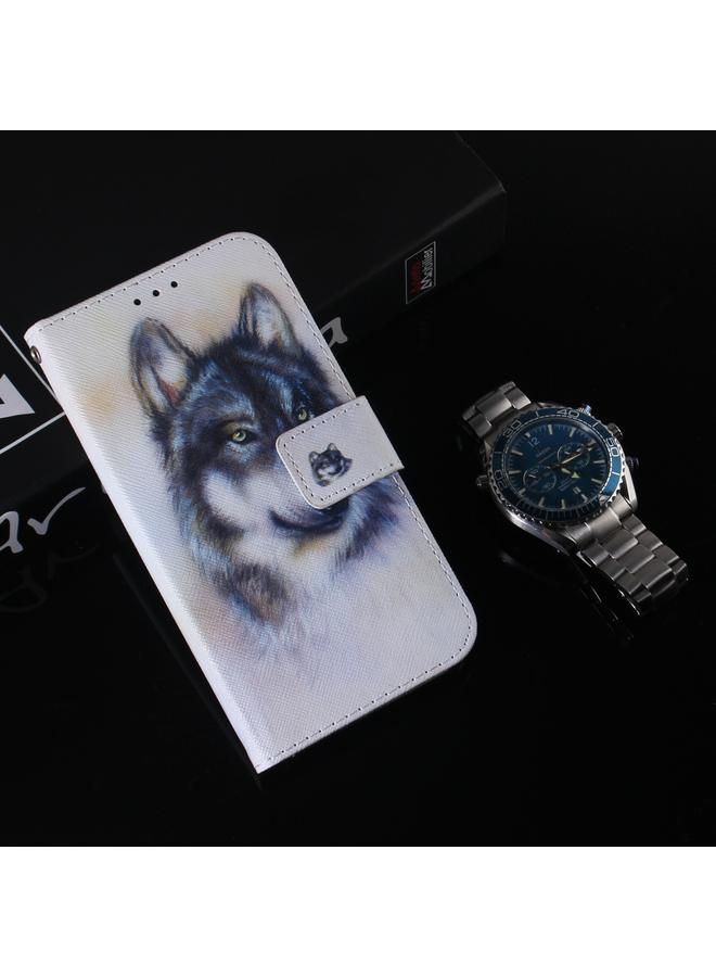 اس-توب جراب هاتف OPPO A59 5G / A2M، جراب هاتف جلدي قابل للطي برسومات ملونة - Image 2