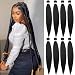 ATRAENTE Braiding Hair,26 Inch 8 Packs Long Pre Stretched Braiding Hair,Professional Synthetic Prestretched Crochet Braids Hair Extension,Itch Free Hot Water Setting Yaki Texture (26 Inch, 1B) - Image 2