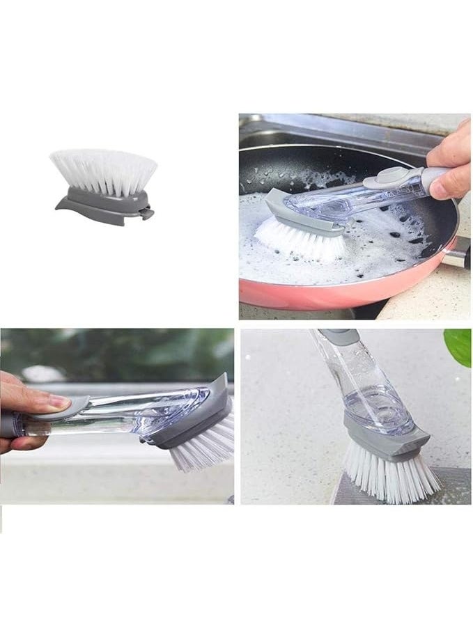 Spaceshoop Cleaning Brush With Soap Dispenser That Can Be Refillable  - Image 4