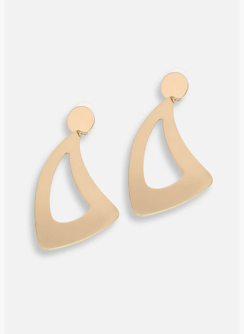 SOHI Gold Plated Party Designer Drop Earring For Women