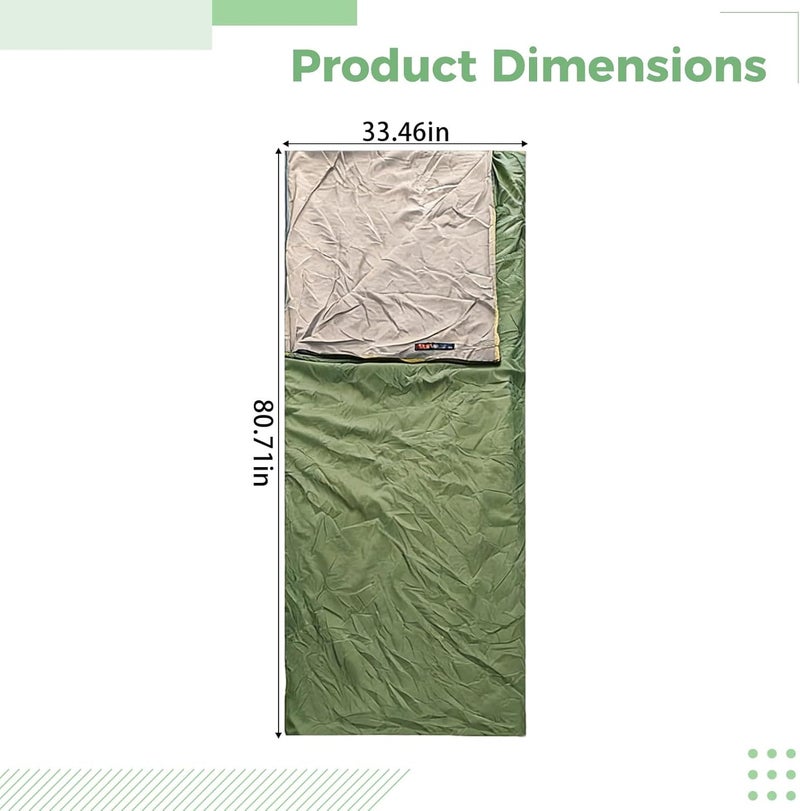 Backpacking Sleeping Bag for Adults, 74.8 X 29.5 in, Lightweight Sleeping Bag, Portable and Machine Washable - Image 5