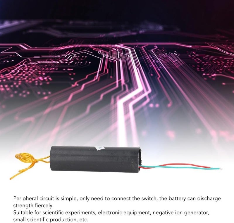 Chiffonade Voltage Pulse Generator - 3-6V Input to 1000KV Boost Converter Step Up Arc Module for Electronic Equipment, with High-Temperature Resistance Wires - Image 3