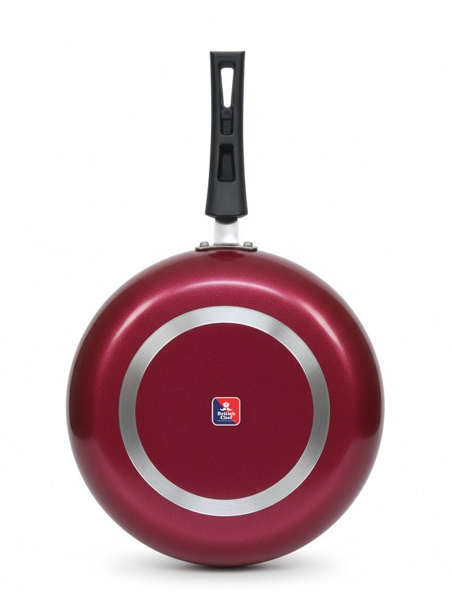 British Chef Aluminum 22cm Frypan Strong Aluminum Body With Non-Stick Coating And Safe Bakelite Handle, BC189 - Image 4