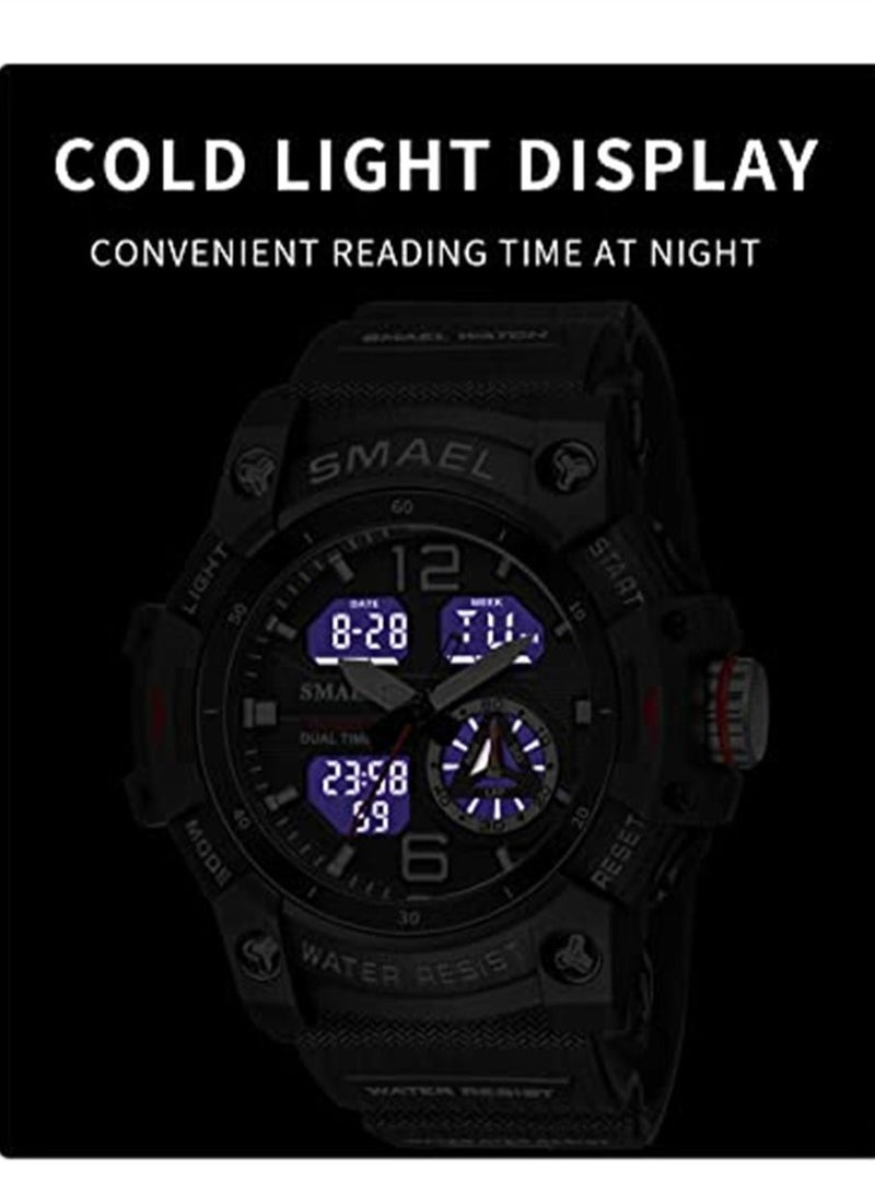 SMAEL Outdoor Sports Digital Watch Wristwatch LED Stopwatch Waterproof - Image 3