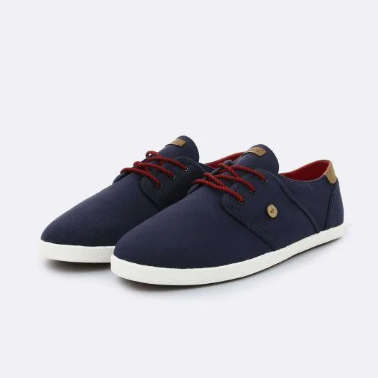 Faguo Cypress - Navy Blue Cotton Trainers