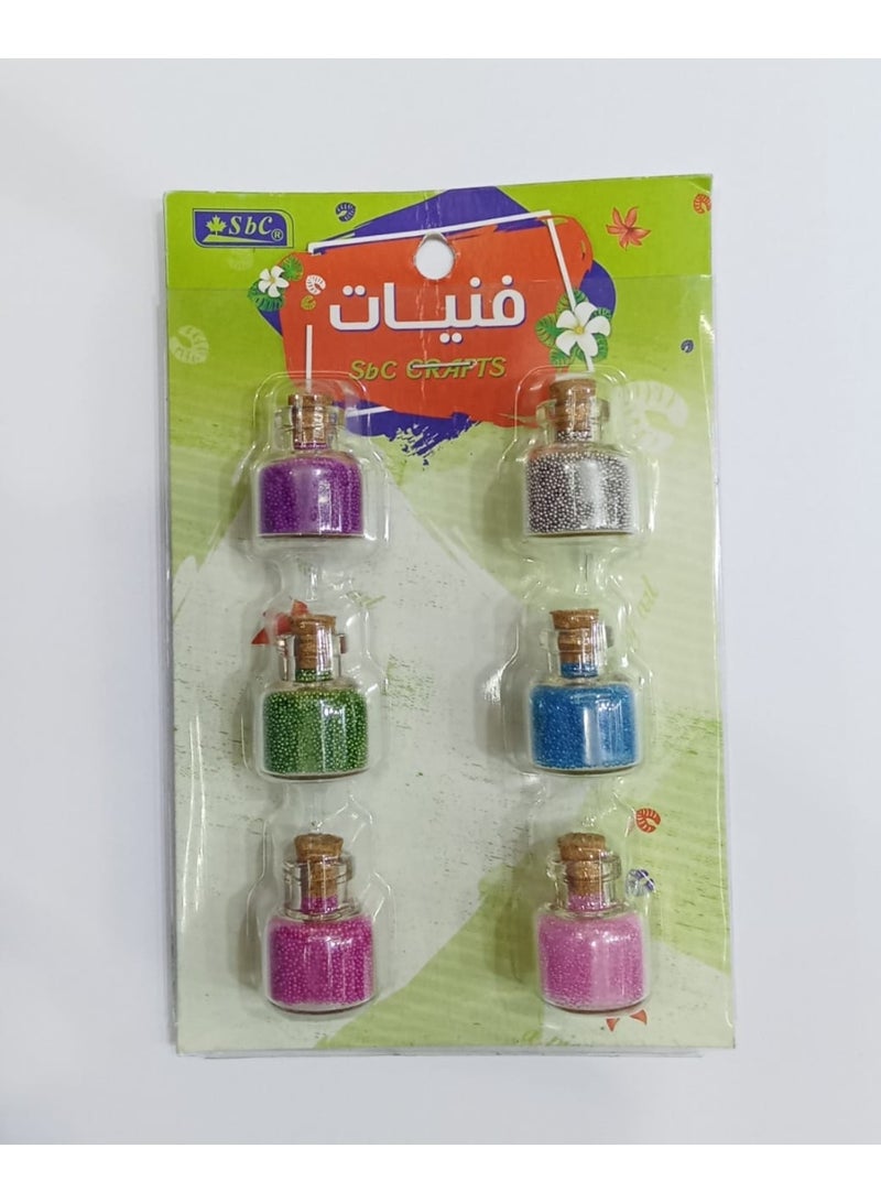 SBC CRAFT DIY BEADS 6 ASSORTED COLOR PACK
