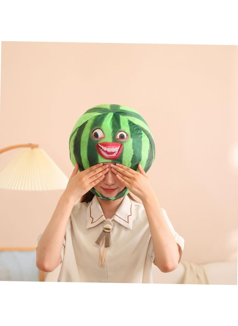 CMGTYYD - Hat Funny Fruit Headwear, Cosplay Cap One Size Strawberry Cap Plush Fun Fruit Hats Carnival Head Cover for Carnival Cosplay Dress Up Supply Party Supplies - Image 1