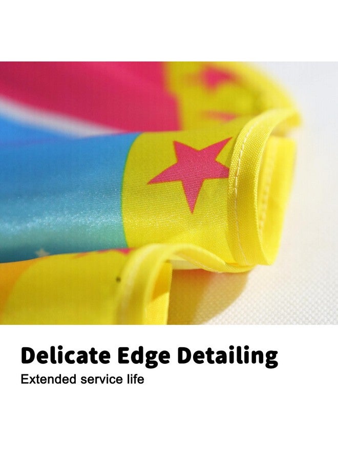 iROLEWIN Star Superhero-Costumes-Cape and Mask for Kids Girls Boys Super Hero Party Gifts Toys as Halloween Dress Up with Bracelets (Rose) - Image 5