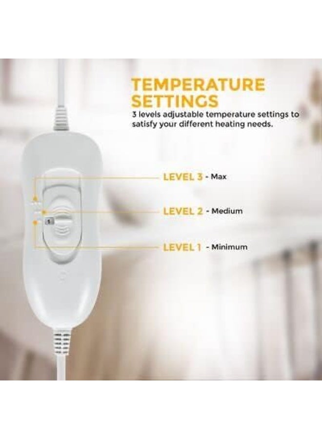 وسادة حرارية كهربائية – مريحة وسهلة الاستخدام – لتخفيف الألم والاسترخاء في الاستخدام اليومي - Image 4