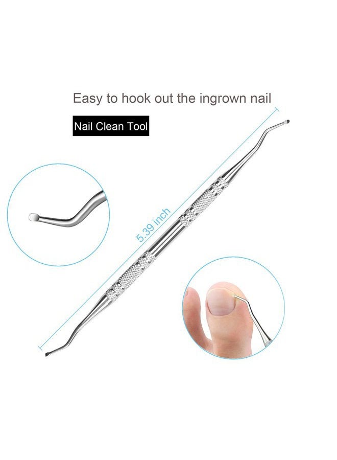Bcabo Upgraded 6Pcs/set Ingrown Toenail Tools Kit, Premium Nail Treatment Foot Tool, Ingrown Toenail Removal Correction Clippers, Surgery Grade Ingrown Toe Nail File and Lifter, Professional Pedicure Tools - Image 5