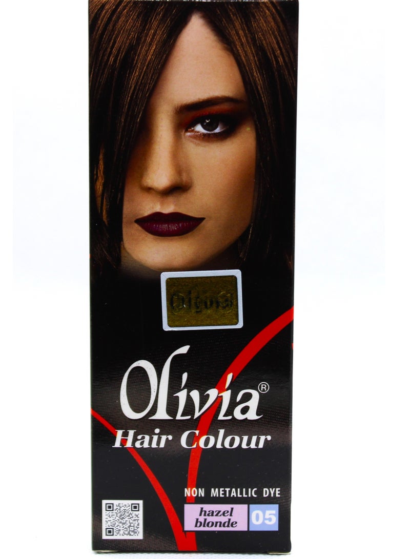 Olivia Hair Color, Hazel Blonde 05, Non-Metallic Hair Dye, Halal Certified