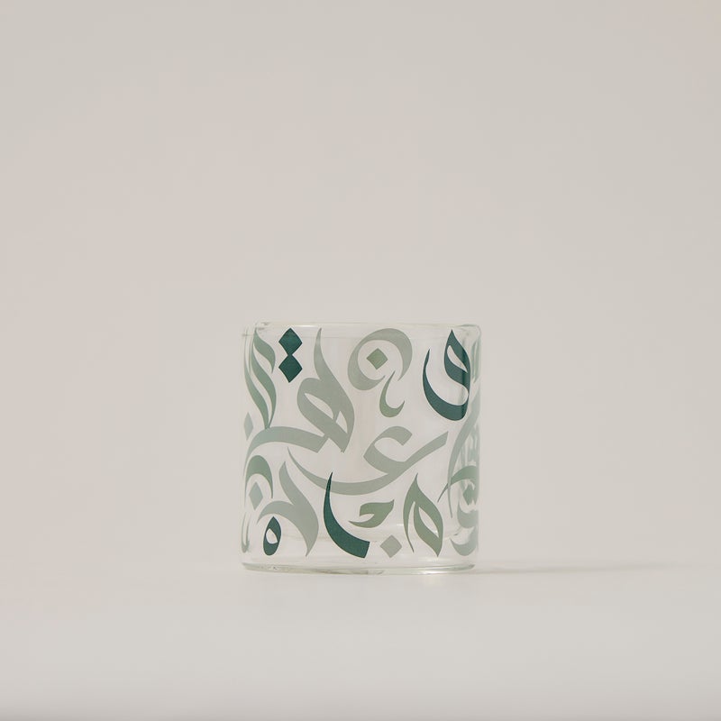 Dallaty green glass Saudi coffee cups 6 pcs - Image 3