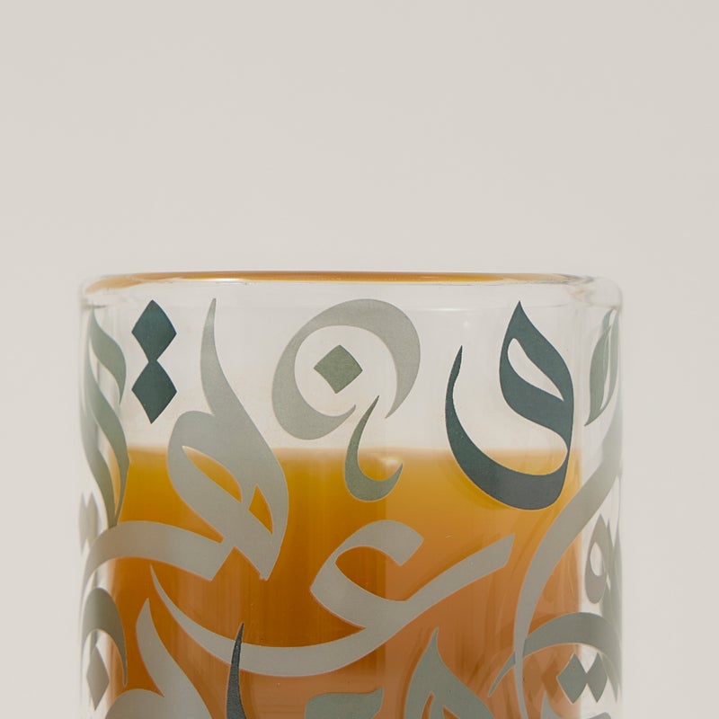 Dallaty green glass Saudi coffee cups 6 pcs - Image 2