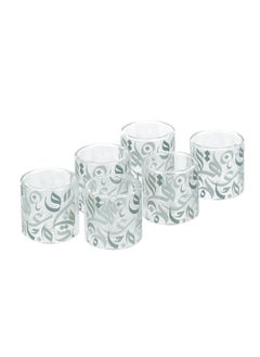 Dallaty Dallaty green glass Saudi coffee cups 6 pcs  - Image 3