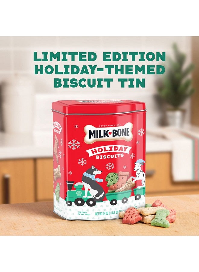 MILK-BONE Limited Edition Holiday Dog Treats, Small Biscuits, 24 Ounce Reusable Tin  - Image 3