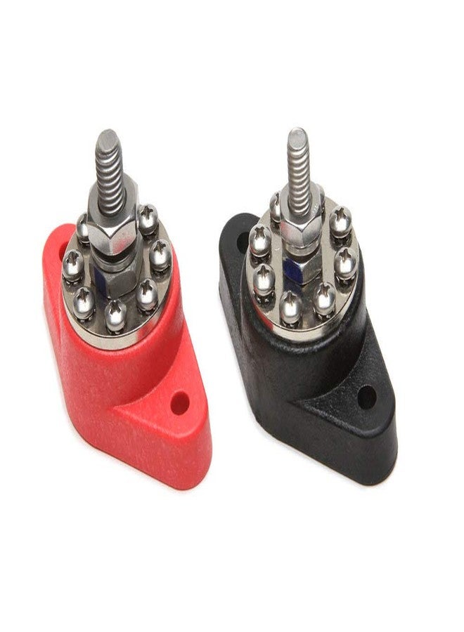 Painless Performance 80116 8-Point Distribution Blocks, Red & Black - Image 1