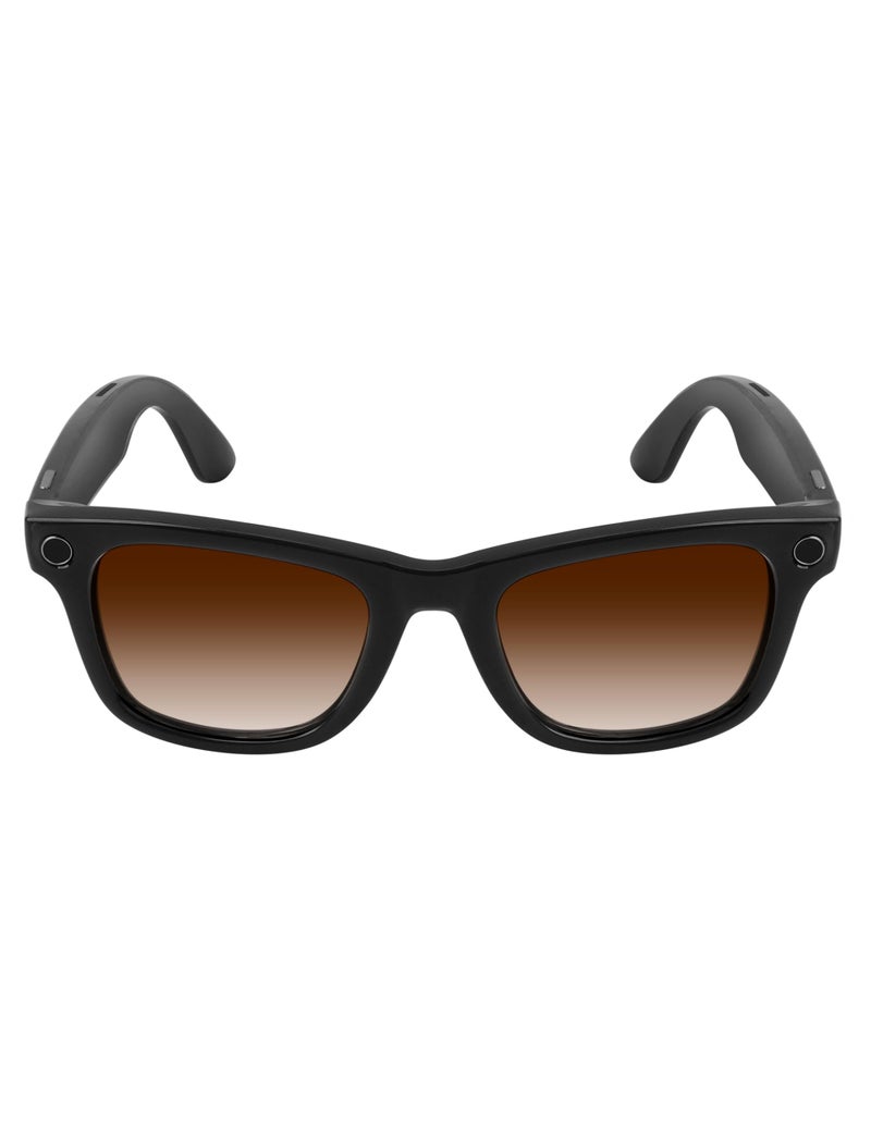 Mryok UV400 Replacement Lenses Compatible with Ray-Ban Meta Wayfarer RW4006 50mm - Brown Gradient Tint - Image 2