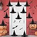 Tmflexe 12pcs Halloween Witch Hats 12pcs 3D Bats Stickers Costume Accessories for Parties Cosplay Carnivals Holidays - Image 3