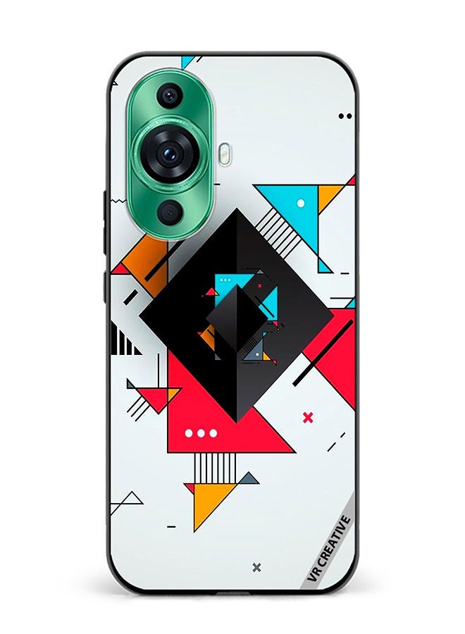 VR CREATIVE Protective Case Cover For Huawei nova 11 Geometric Abstract Design Multicolour - Image 1