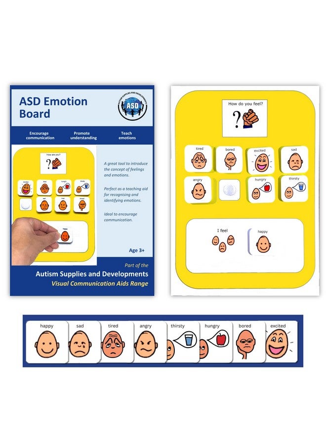 أوتيزم سبلايز آند ديفيلوبمنت مخطط المشاعر "كيف تشعر؟" - بطاقات التواصل غير اللفظي - جدول مرئي للأطفال - يجب أن يحتوي عليه الفصل الدراسي للتعليم الخاص - مواد تعليمية عن التوحد - Image 1