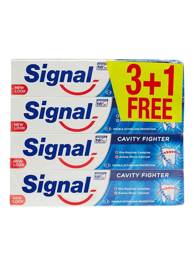 سيجنال Cavity Fighter Toothpaste 75ml Pack of 4