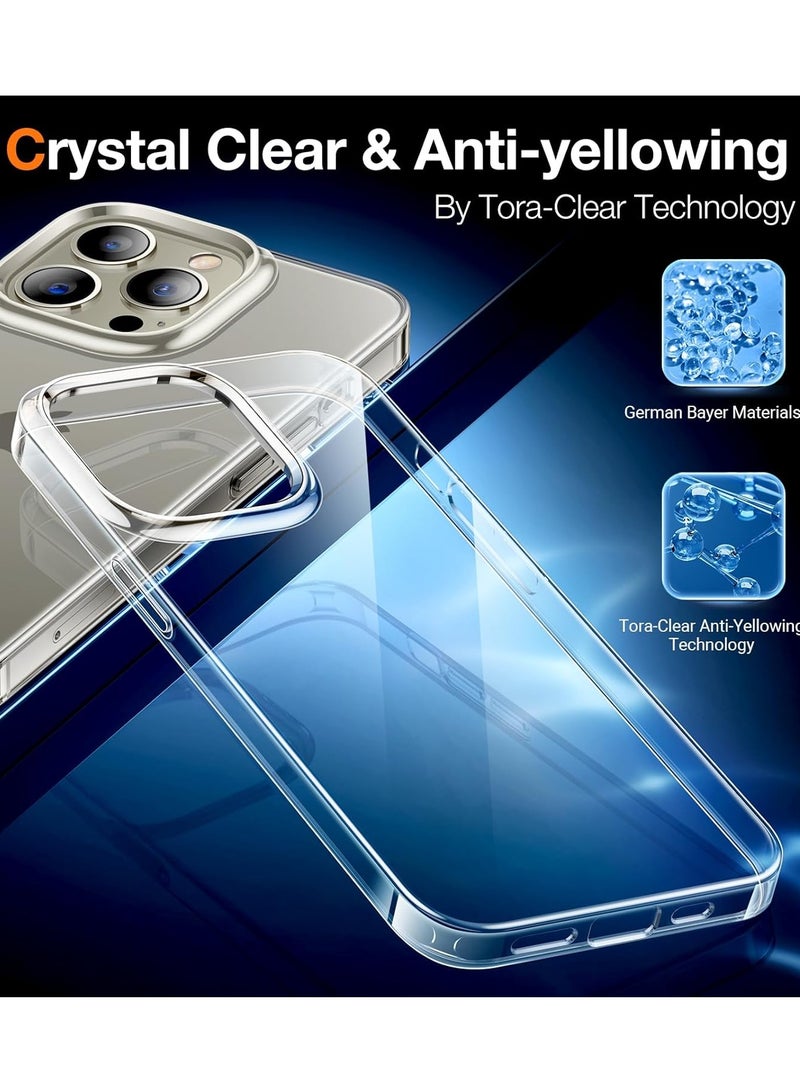 Houmt iPhone 16 Pro Cover Slim Thin Crystal Clear Soft TPU for iPhone 16 Pro Anti Scratch Drop Protection Shockproof Protective Case for iPhone 16 Pro 6.3 inch - Image 3