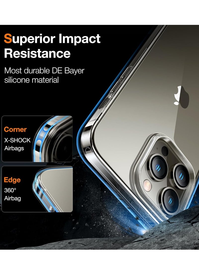 Houmt iPhone 16 Pro Cover Slim Thin Crystal Clear Soft TPU for iPhone 16 Pro Anti Scratch Drop Protection Shockproof Protective Case for iPhone 16 Pro 6.3 inch - Image 4