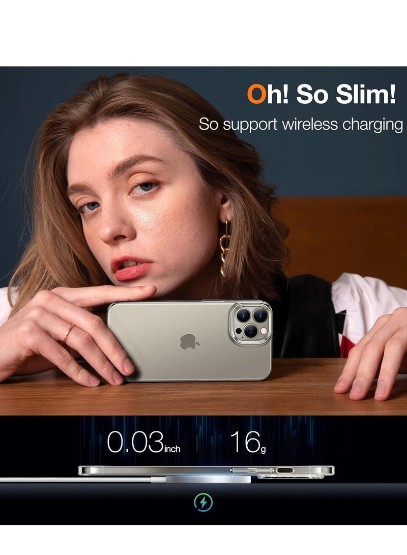 Houmt iPhone 16 Pro Cover Slim Thin Crystal Clear Soft TPU for iPhone 16 Pro Anti Scratch Drop Protection Shockproof Protective Case for iPhone 16 Pro 6.3 inch - Image 5