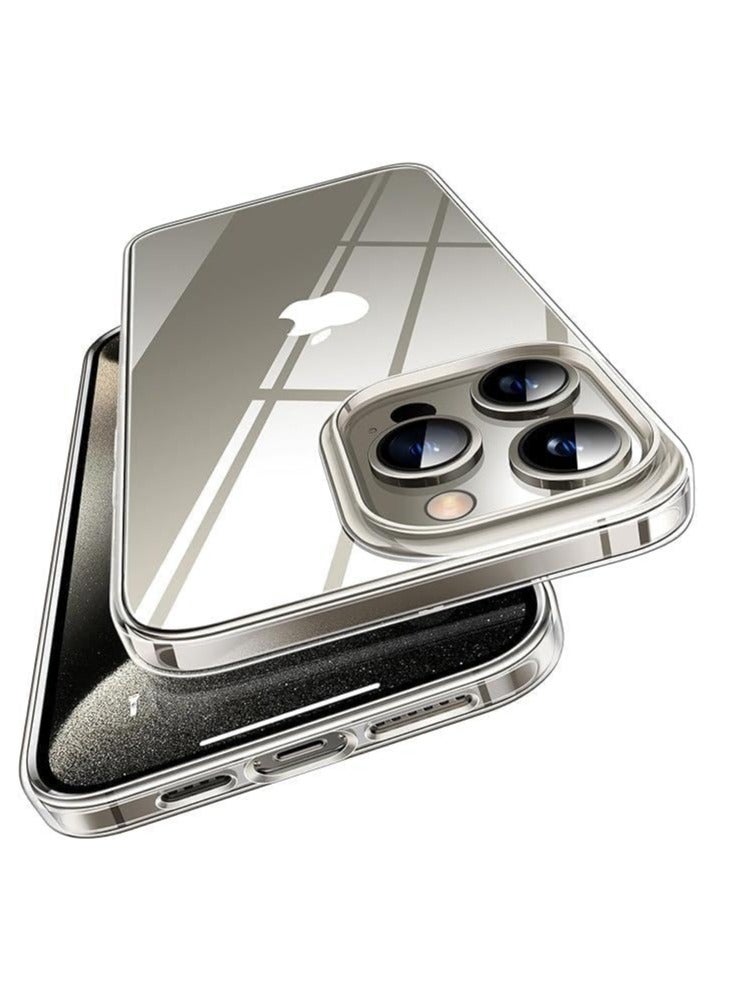 Houmt iPhone 16 Pro Cover Slim Thin Crystal Clear Soft TPU for iPhone 16 Pro Anti Scratch Drop Protection Shockproof Protective Case for iPhone 16 Pro 6.3 inch - Image 1