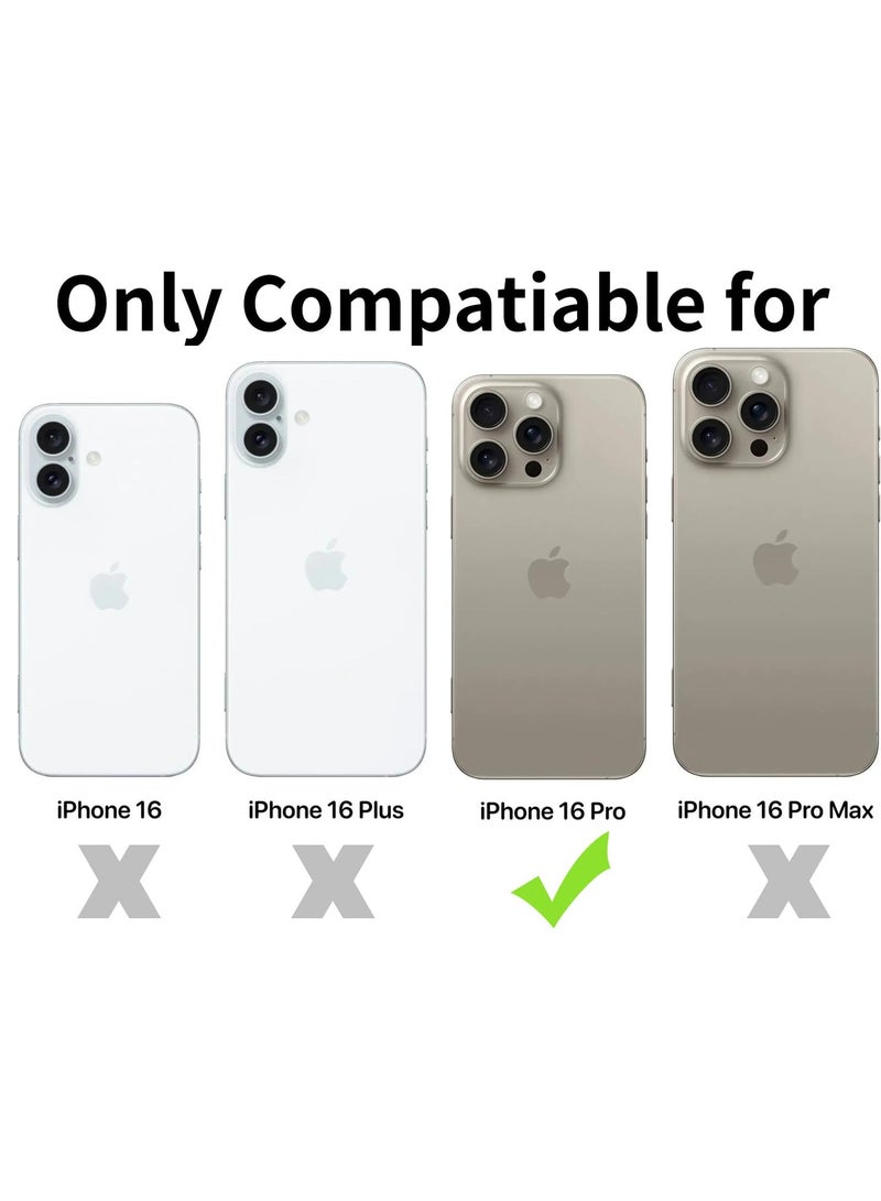 Houmt iPhone 16 Pro Cover Slim Thin Crystal Clear Soft TPU for iPhone 16 Pro Anti Scratch Drop Protection Shockproof Protective Case for iPhone 16 Pro 6.3 inch - Image 2