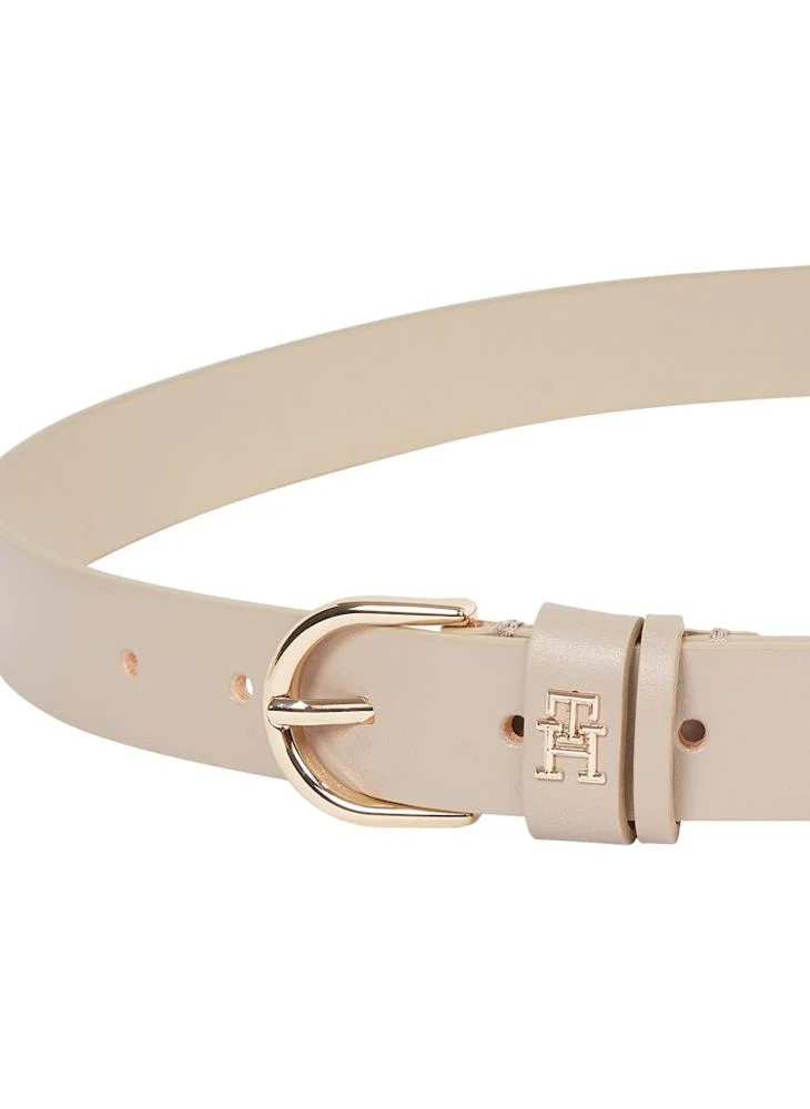 تومي هيلفيغر Logo Detail Allocated Buckle Hole Belt