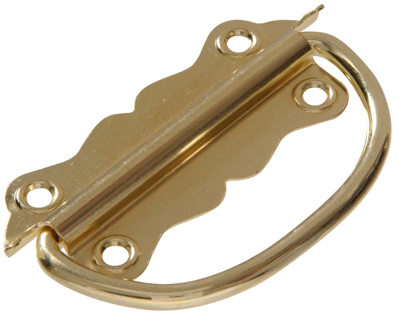Hardware Essentials Chest Handle 312 Brass 2 Pack 852409