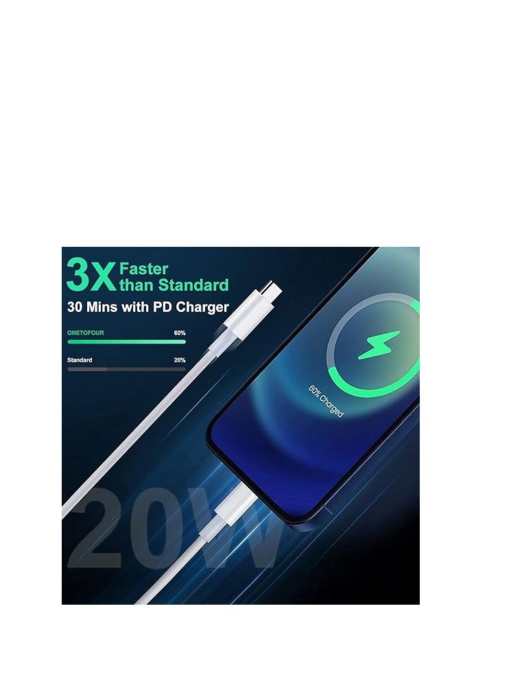 RM - iPhone Charger Cable 1M [MFi Certified] USB C to Lightning Cable Fast Charging Power Delivery PD  iPhone Cable for iPhone 14/14 Pro/14 Plus/14 Pro Max, iPad Pro, iPhone 8-13 All Series - Image 1