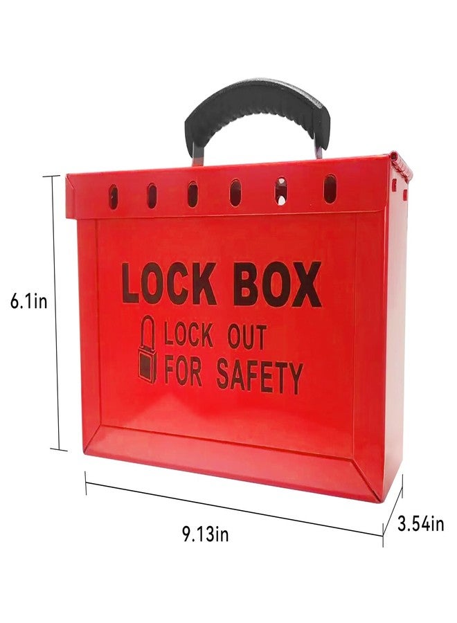 BULANGDI Lockout Tagout Lock Box Portable Loto Box Kit Safety Padlock Box 1Pack for Steel Lockout,Tag Out Station,Premium Box for OSHA Compliant Group Loto Procedures (Non-Visual) - Image 2