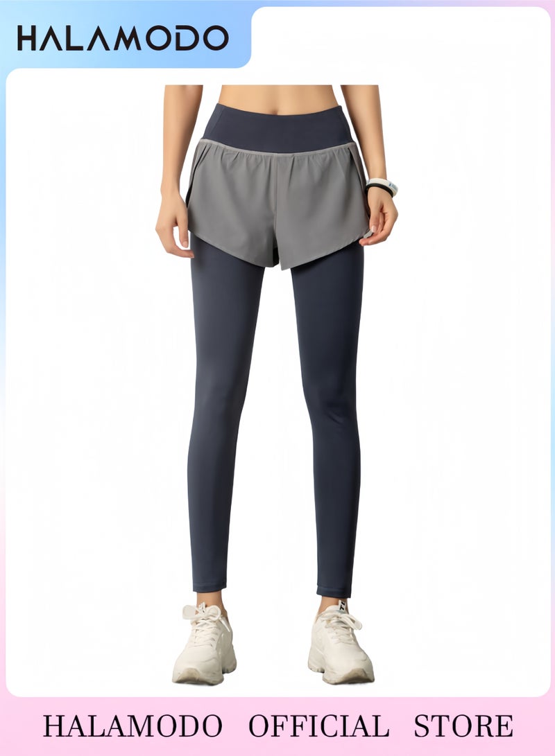 هالامودو شورت نسائي للركض خفيف الوزن، شورت رياضي للتدريب واليوجا مع بطانة وجيوب للهاتف - Image 1